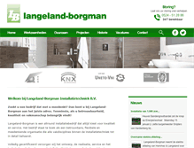 Tablet Screenshot of langelandborgman.nl